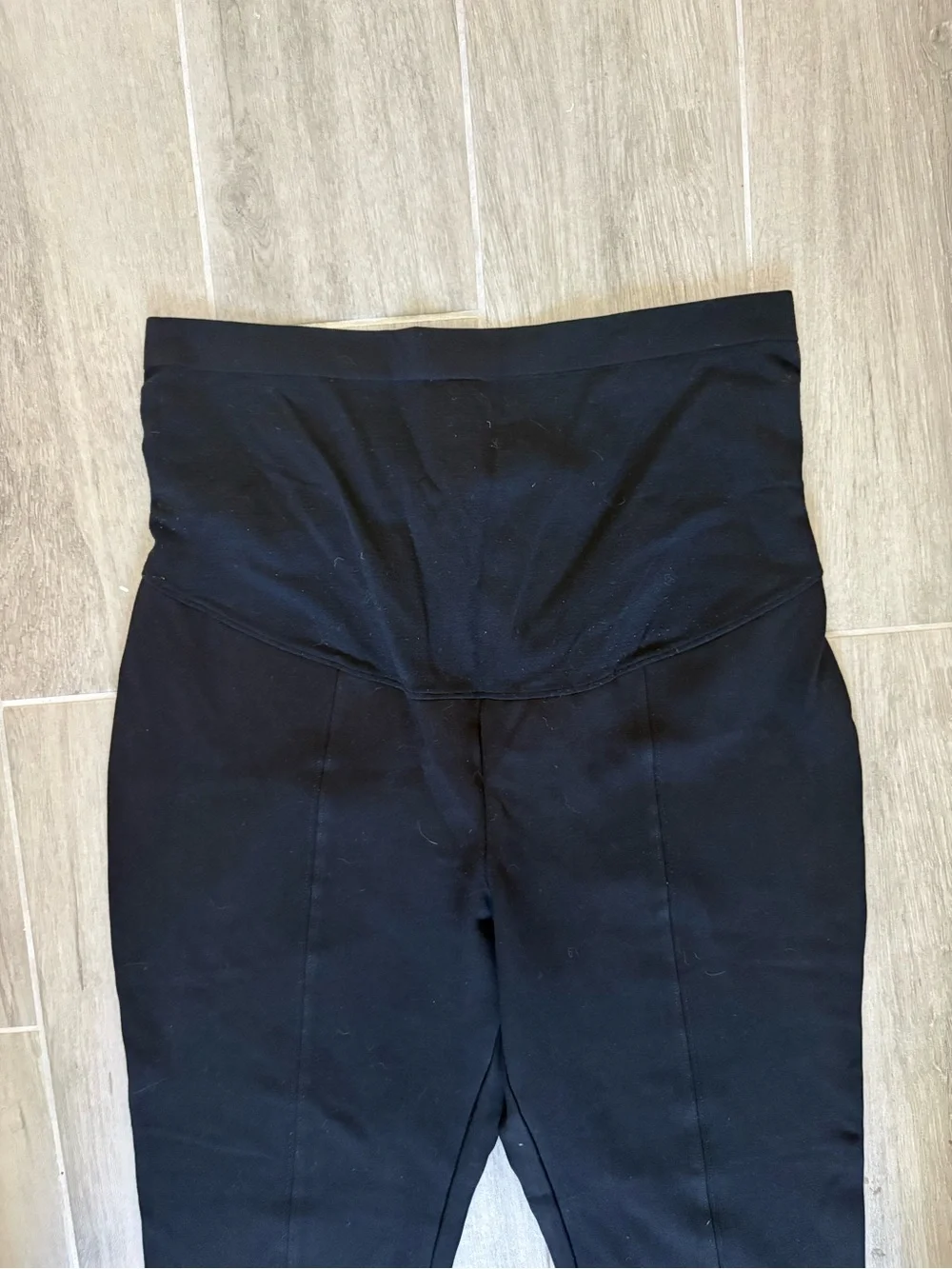 Old Navy Maternity Full Panel Pixie Flare Pants Black Size L